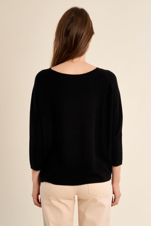 Jersey de mujer de manga larga, corte amplio.
