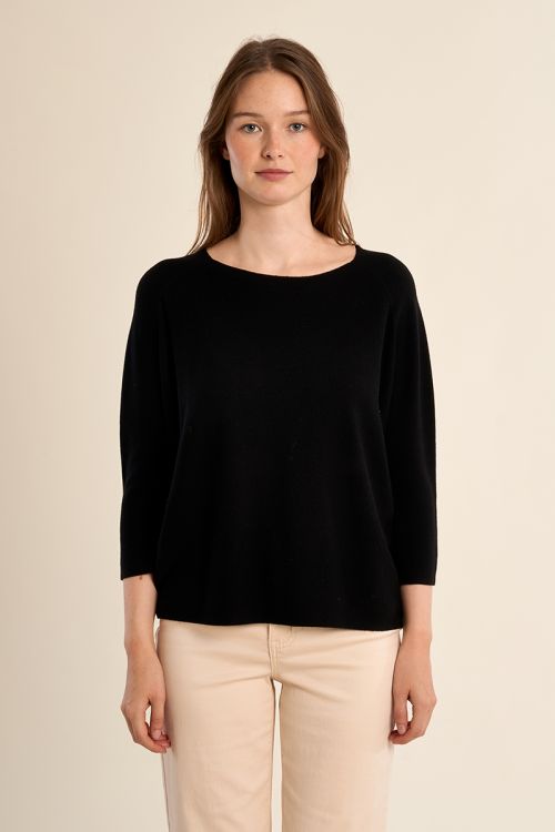 Jersey de mujer de manga larga, corte amplio.
