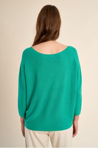 Jersey de mujer de manga larga, corte amplio.