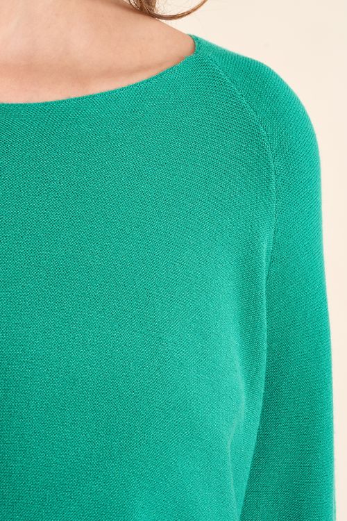 Jersey de mujer de manga larga, corte amplio.