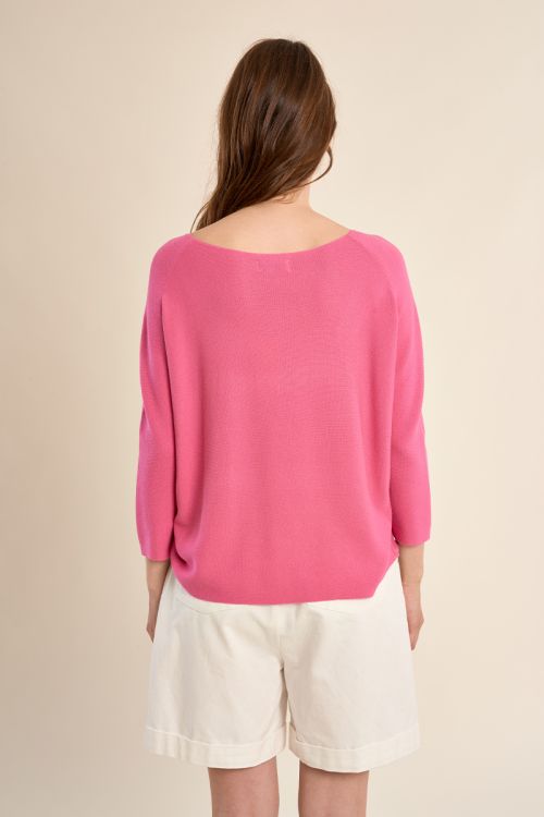 Jersey de mujer de manga larga, corte amplio.