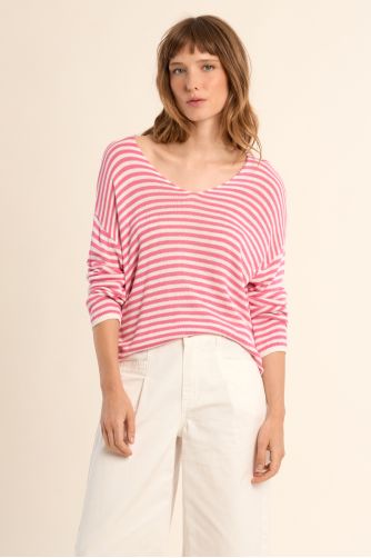 Maille manches longues, marinière