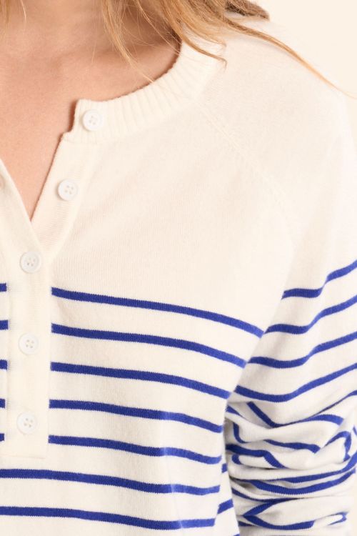 Jersey de mujer de manga larga, estampado rayas.