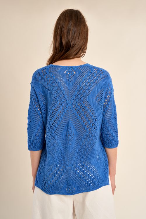 Maille manches courtes en crochet