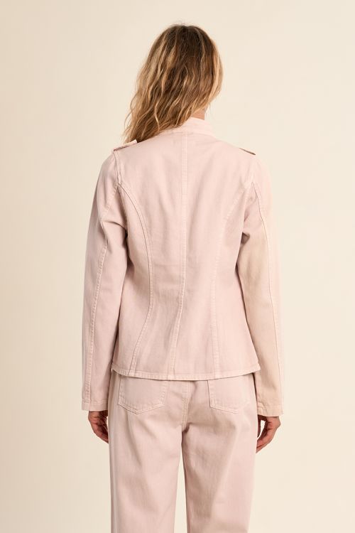 Chaqueta de mujer vaquera, estilo militar.