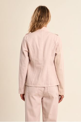 Chaqueta de mujer vaquera, estilo militar.