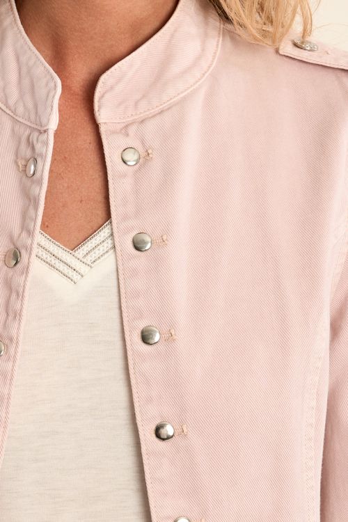 Chaqueta de mujer vaquera, estilo militar.