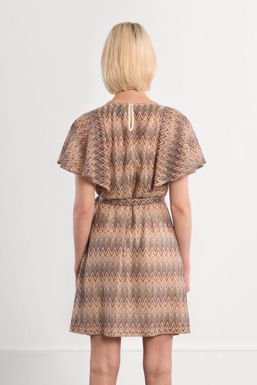 Belted mini dress