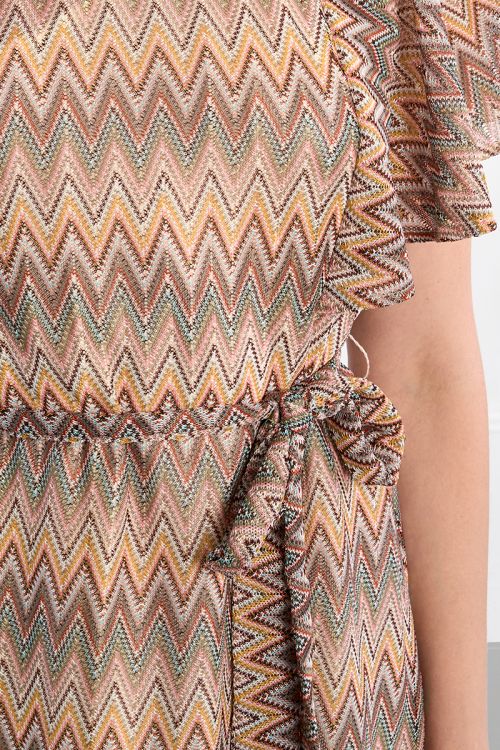 Robe mini ceinturée
