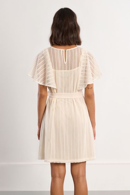 Robe mini en maille ajourée