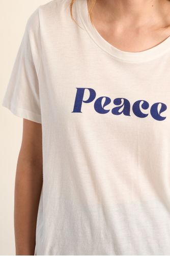 T-shirt en coton "Peace"