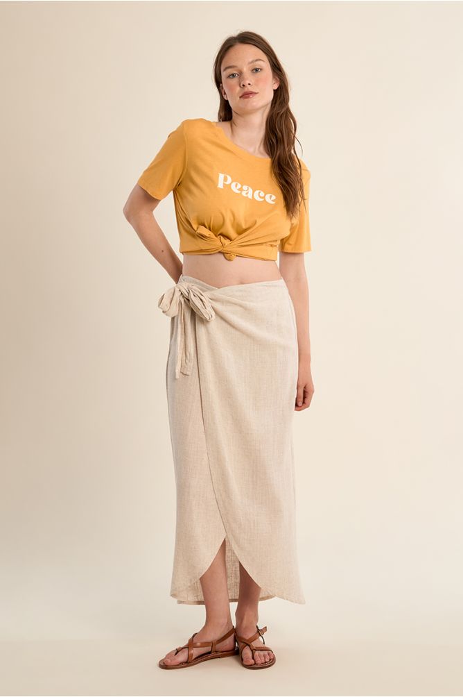 T-shirt en coton "Peace"