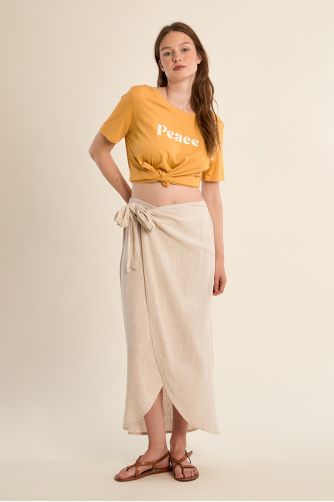 T-shirt en coton "Peace"