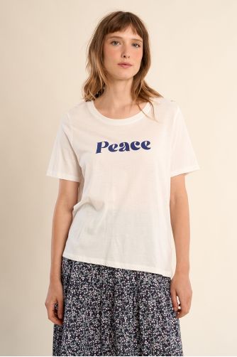 T-shirt en coton "Peace"