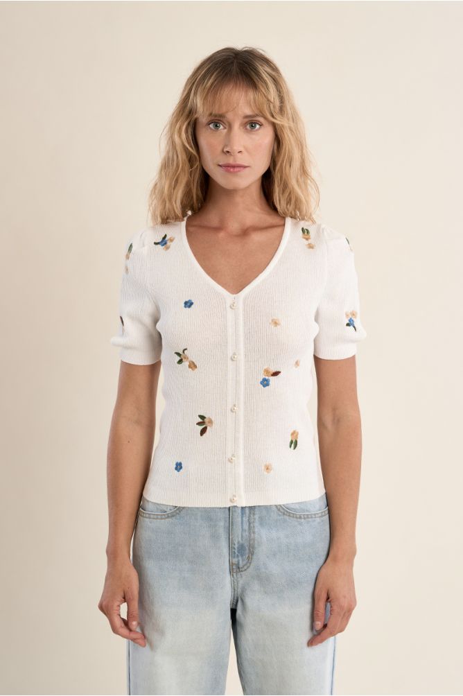 Pull manches courtes, ballon