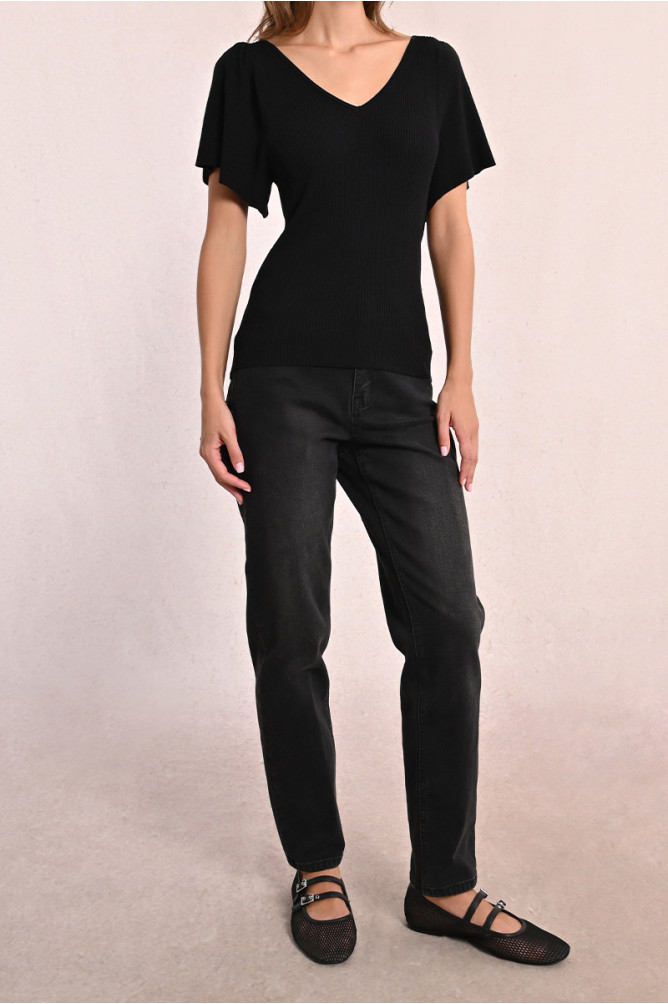 Top en maille dos nu