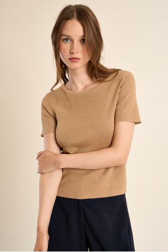 T-shirt en maille fine, irisé