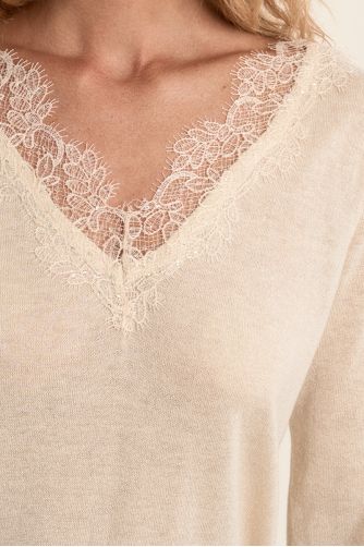 Maille fine, manches longues