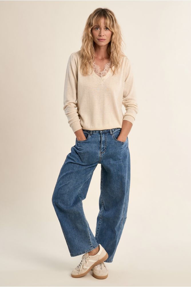 Maille fine, manches longues