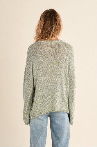 Pull en maille, col rond