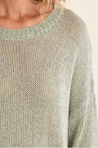 Pull en maille, col rond
