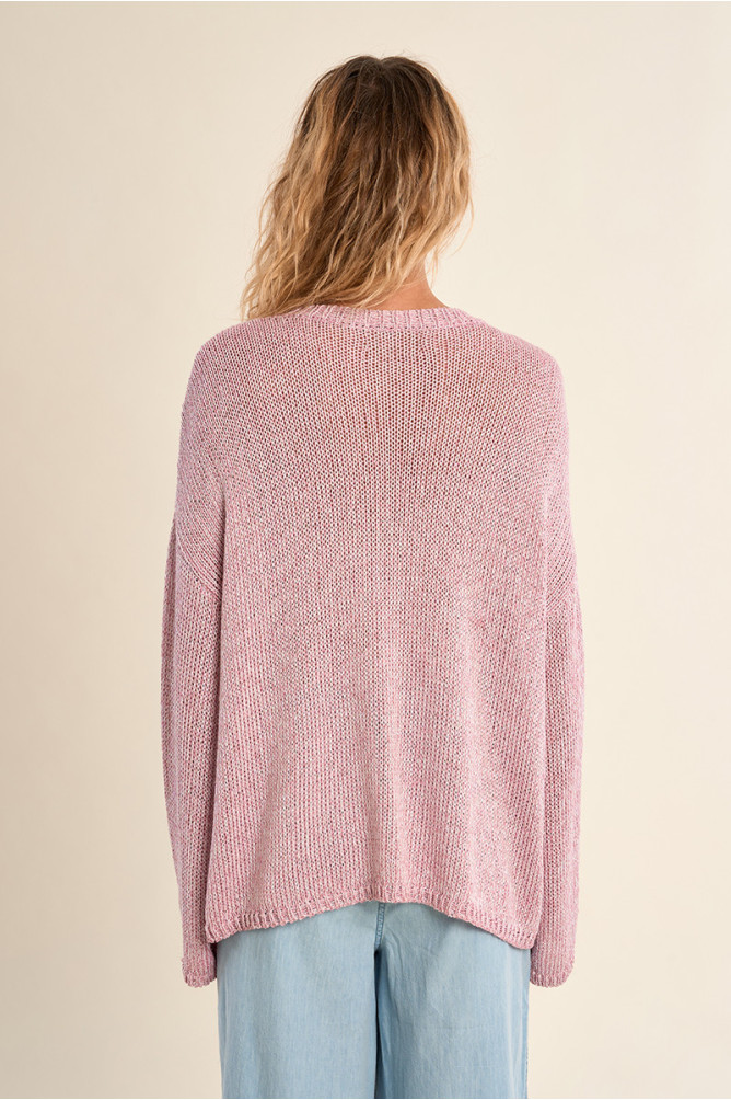 Pull en maille, col rond