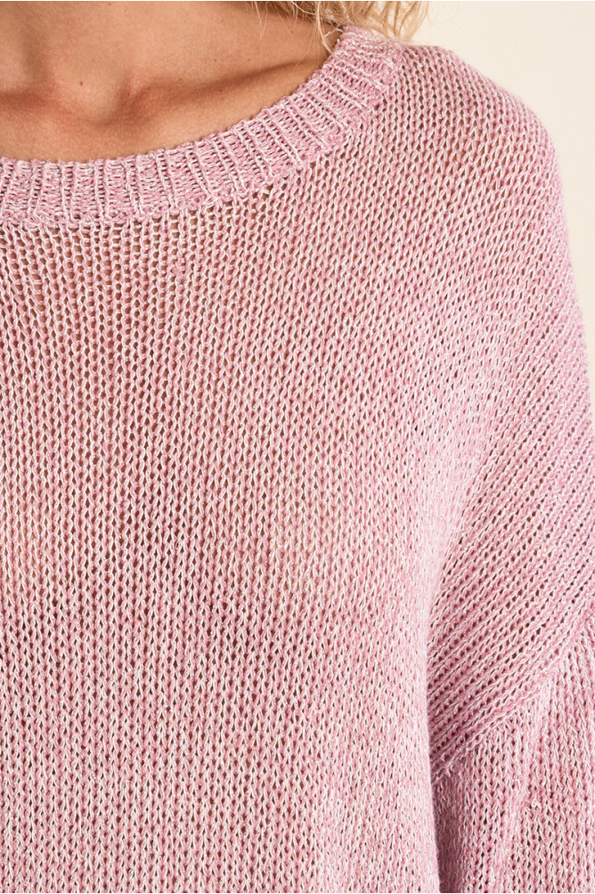 Pull en maille, col rond