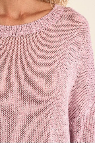 Pull en maille, col rond