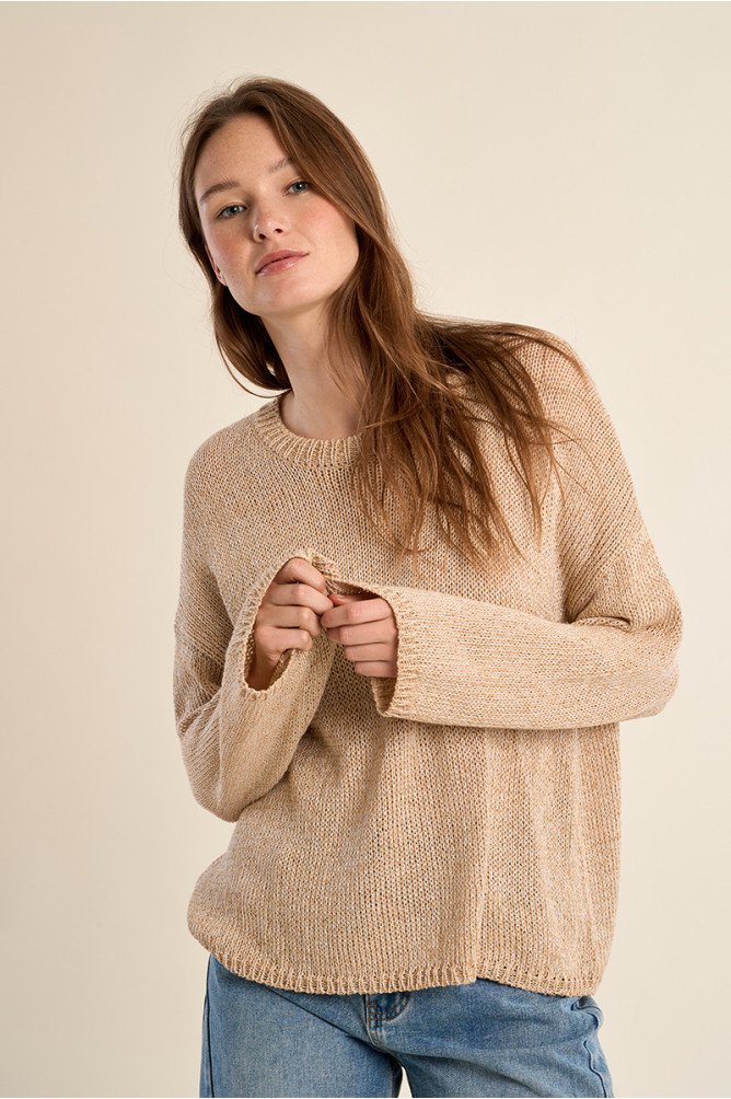 Pull en maille, col rond