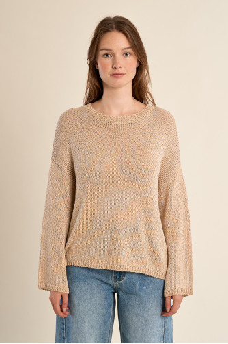 Pull en maille, col rond