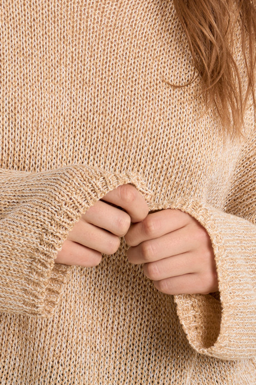 Pull en maille, col rond