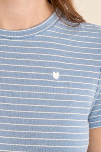 Striped T-shirt, heart
