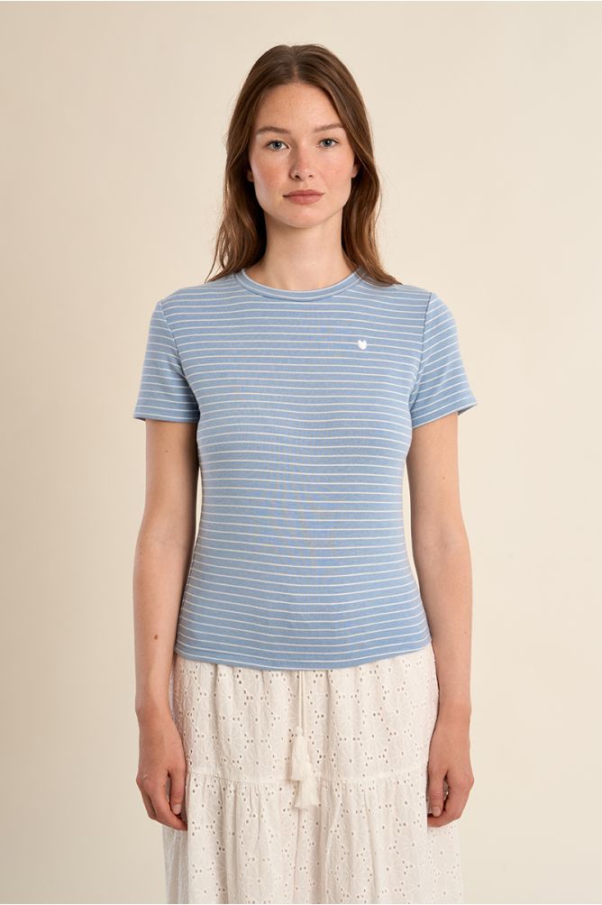 Striped T-shirt, heart