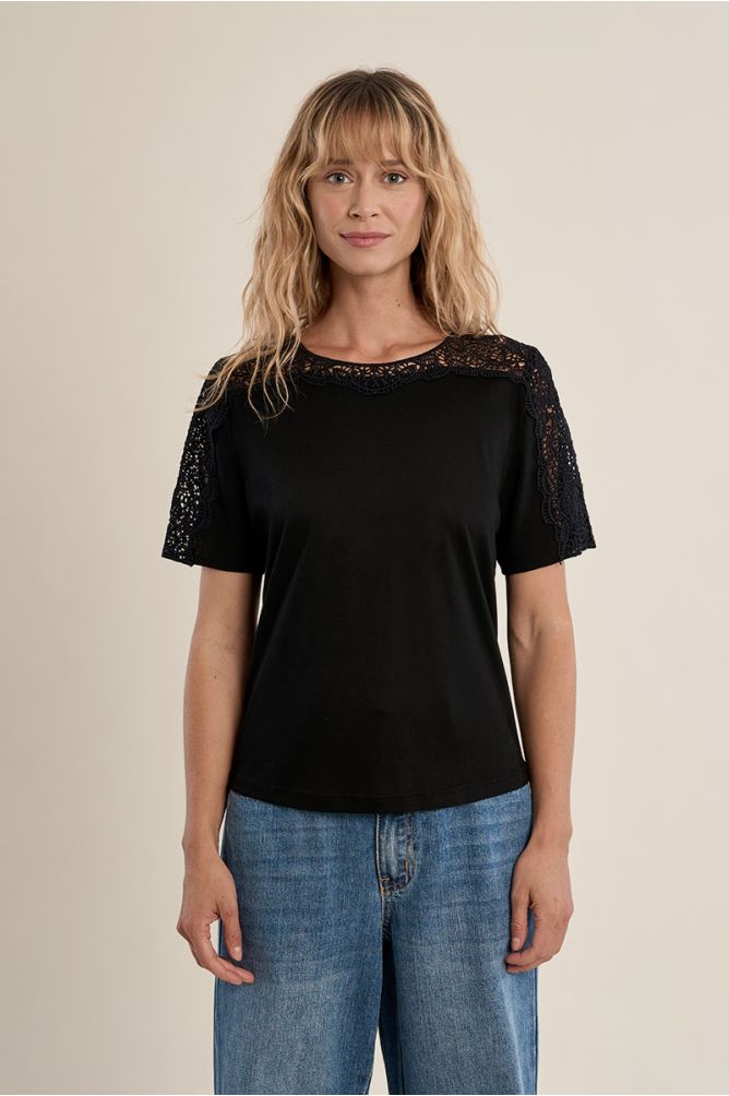 Openwork T-shirt