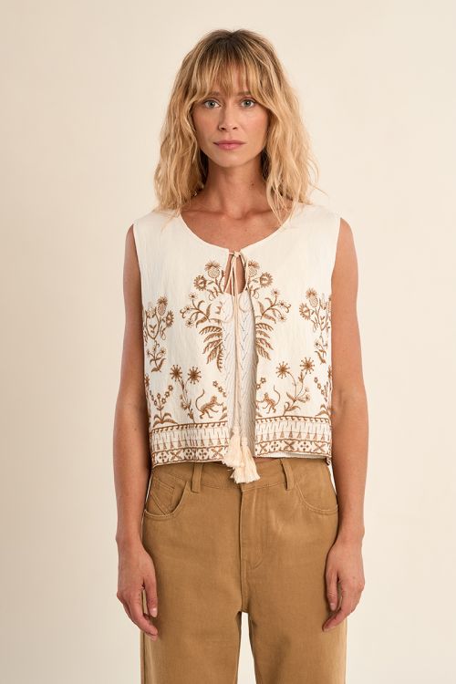 Embroidered bolero