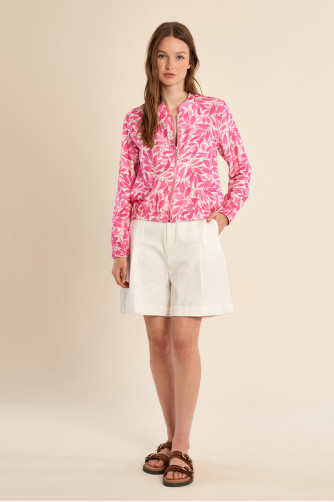 Bomber imprimé floral