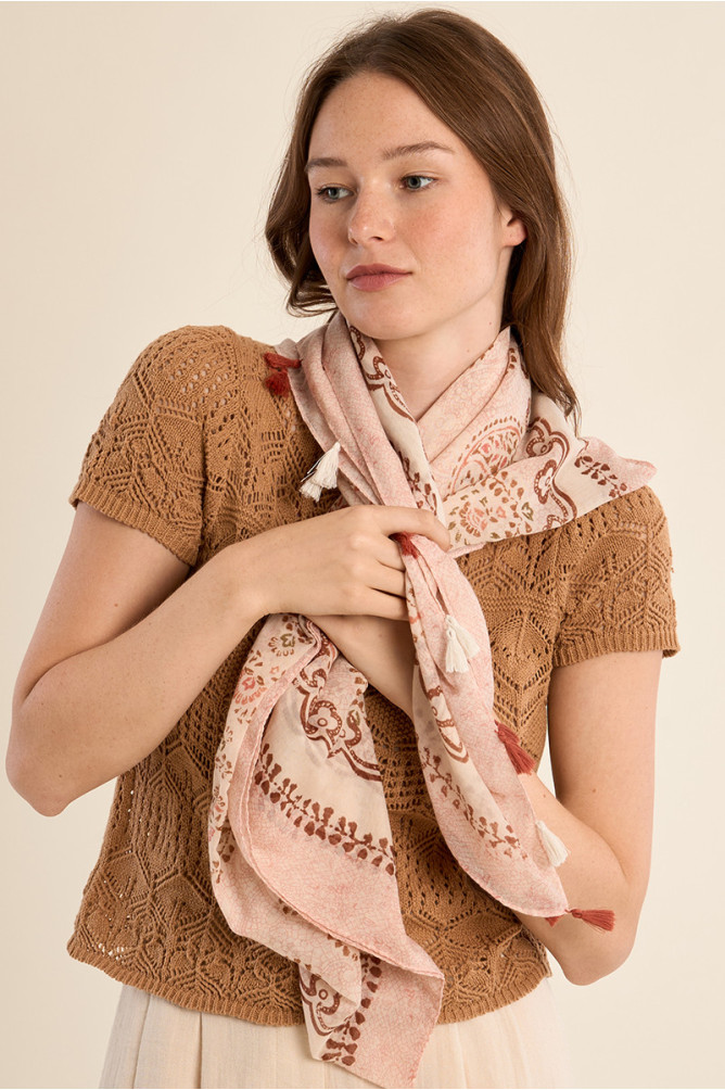 Printed scarf