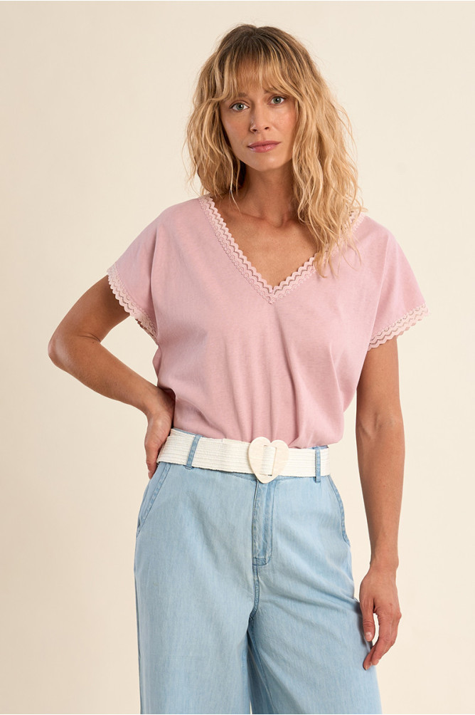 Large ceinture tressée à boucle