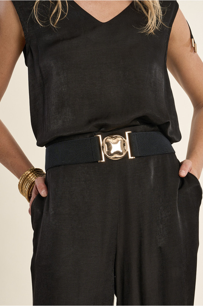 Large ceinture tressée à clipser