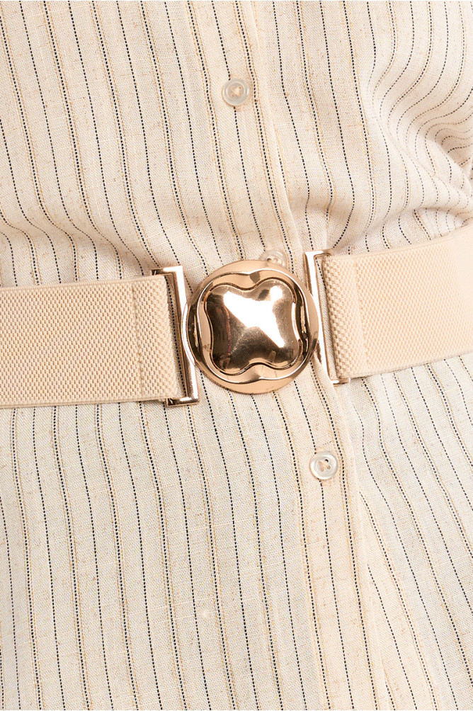 Large ceinture tressée à clipser