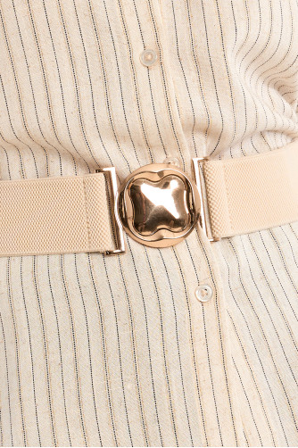 Large ceinture tressée à clipser