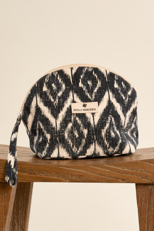 Ethnic print pouch