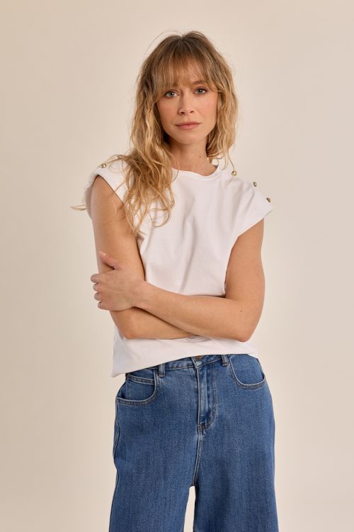 Epaulette T-shirt
