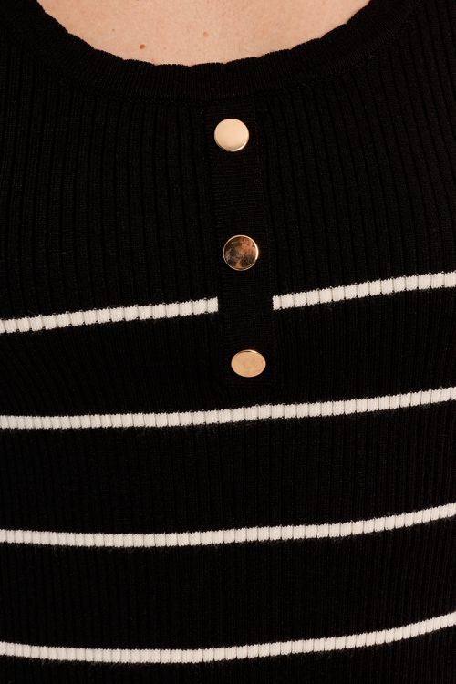 Ribbed sailor tank top