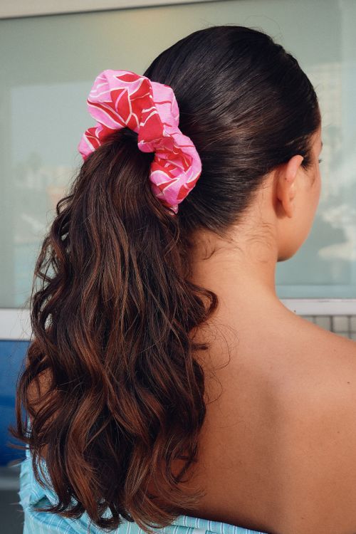 Coletero de mujer, con estampado.