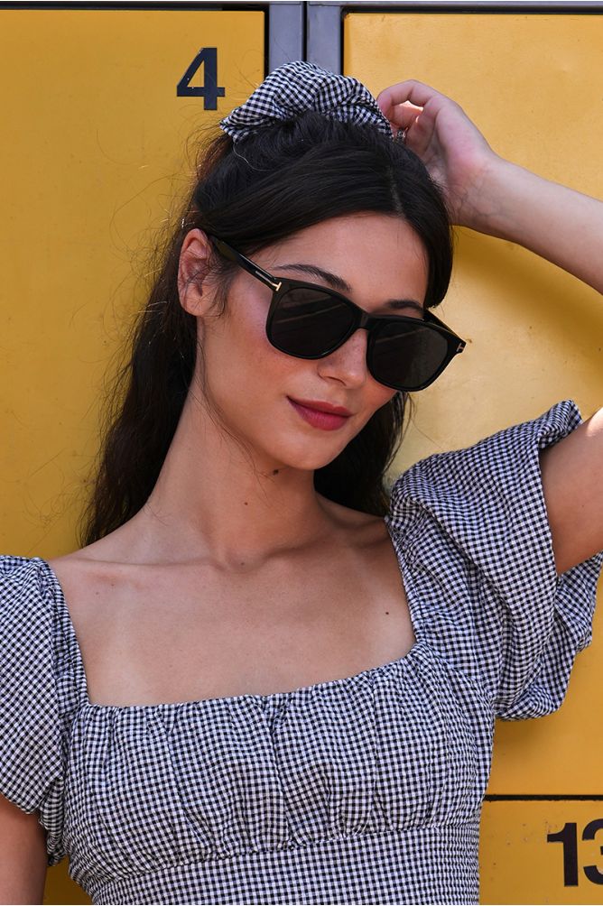 Coletero de mujer, con estampado.