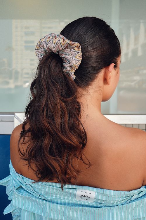 Coletero de mujer, con estampado.