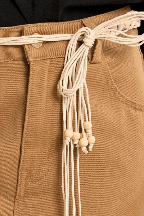 Ceinture nouable en cordes tressées