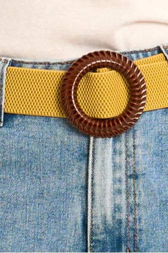 Braided belt with buckle