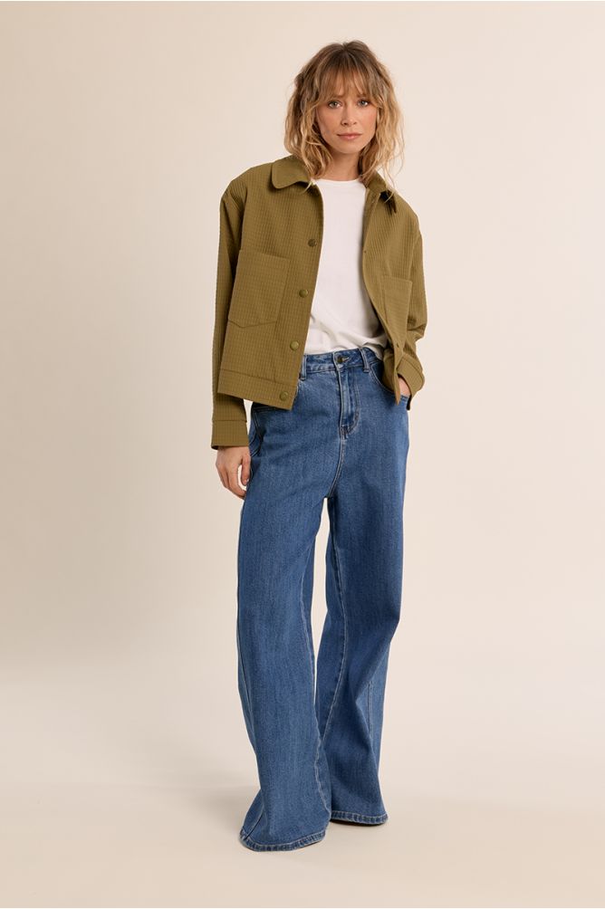 Veste matelassée, droite